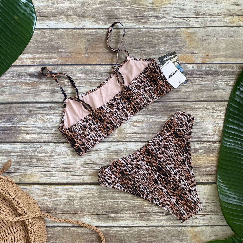 Mosmann Ribbed Bikini Set Havana Leopard Print - Picture 4 of 10